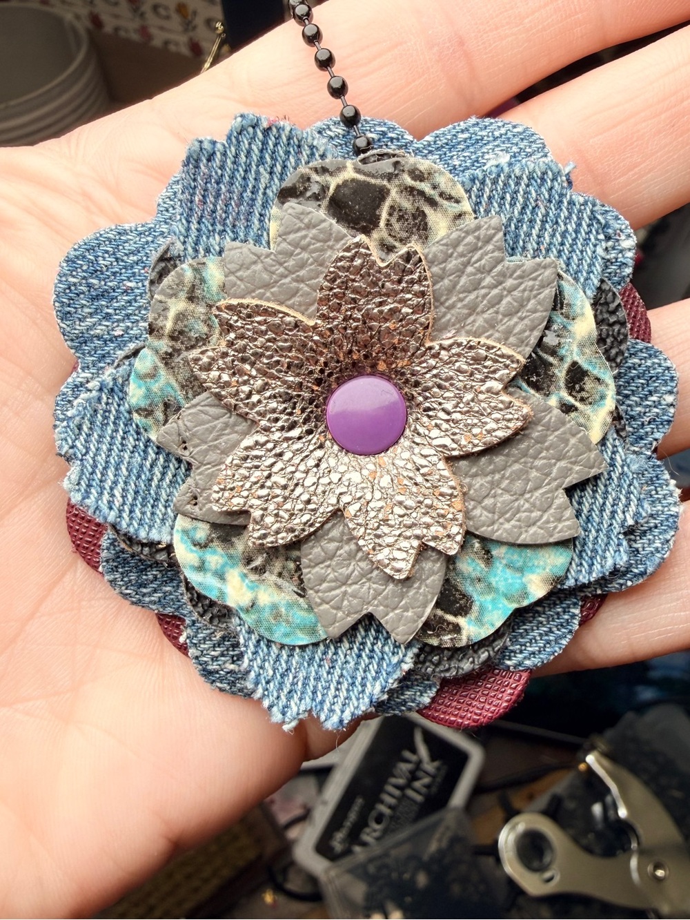 Handmade Floral Charm